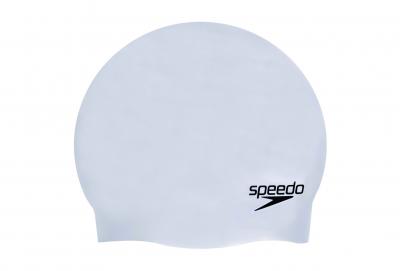 Speedo - Plain Moulded Silicone Cap - Bonnet de bain gris