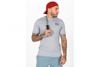 Under Armour Homme Sportstyle Left Chest T Shirt, Gris (36)., XXL EU
