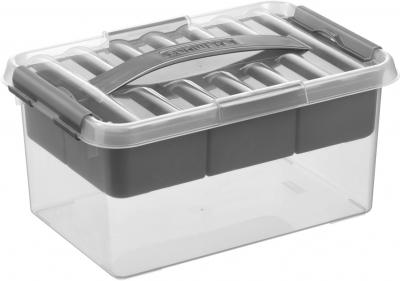 Boite de rangement Q-line MultiBox 6 litres - Gris