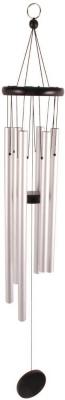 Esschert Design WV12 Carillon &eacute;olien M Argent&eacute; 12,5 x 12,7 x 77 cm
