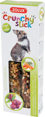 Zolux Crunchy Stick Friandise pour Lapin Carotte/Betterave 115 g