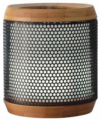 Diffuseur d'huiles essentielles ultrasonique m&eacute;tal et bambou Elipsia