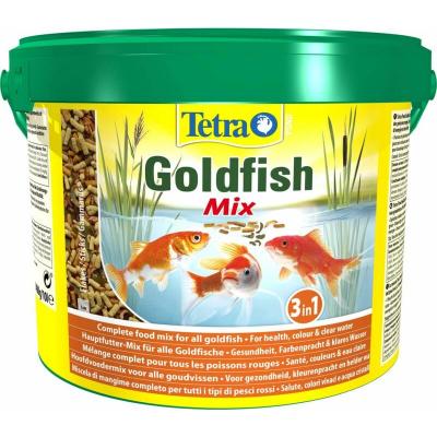 Tetra - M&eacute;lange complet pour poissons rouges Gold mix 10L
