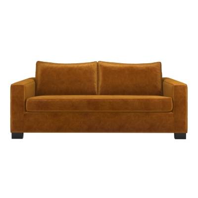Canap&eacute; convertible tissu velours Octave