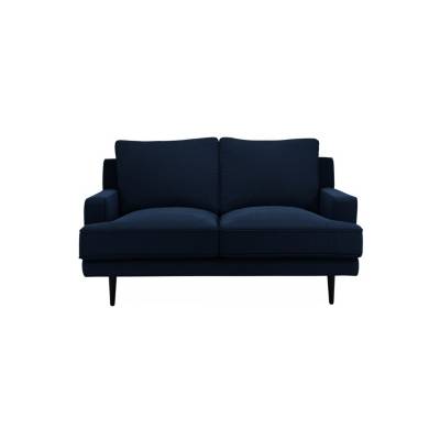 Canap&eacute; velours Oscar 39 jours Bleu