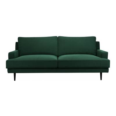Canap&eacute; velours Oscar 39 jours Vert Emeraude