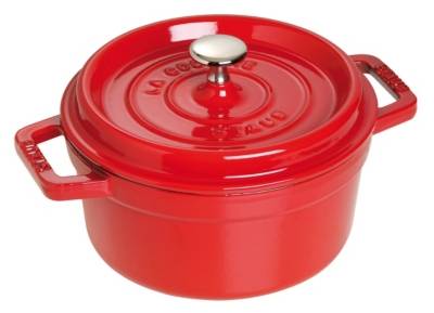 STAUB Cocotte en Fonte, Ronde, &Oslash; 20 cm, 2,24 L, Cerise
