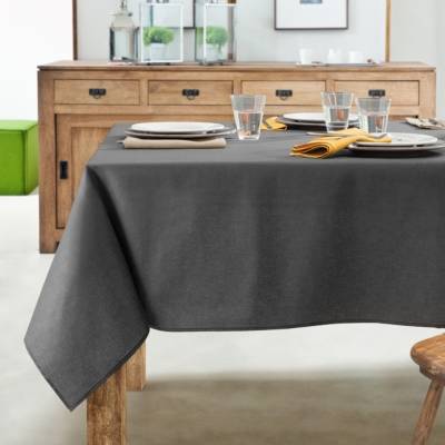 Nappe antitaches COUCKE, carr&eacute;e 180 x 180 cm Anthracite