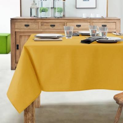Nappe antitaches COUCKE, carr&eacute;e 180 x 180 cm Curry