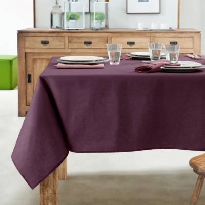 Nappe antitaches COUCKE, rectangulaire 160 x 240 cm Aubergine