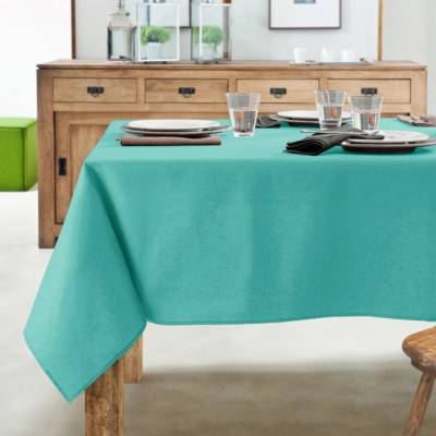 Nappe antitaches COUCKE, rectangulaire 160 x 240 cm Turquoise