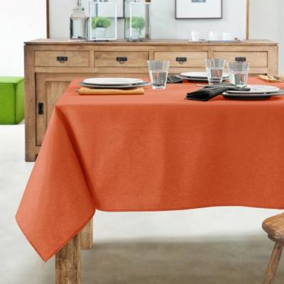 Nappe antitaches COUCKE, rectangulaire 180 x 300 cm Mandarine