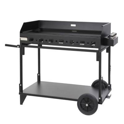 Plancha gaz Exception Pakita sur chariot LE MARQUIER
