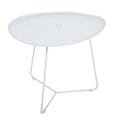 Table basse &agrave; plateau amovible Cocotte FERMOB Blanc