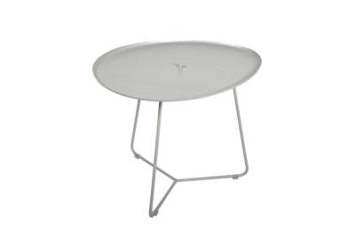 Table basse &agrave; plateau amovible Cocotte FERMOB Gris Argile