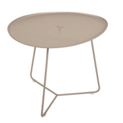 Table basse &agrave; plateau amovible Cocotte FERMOB Muscade