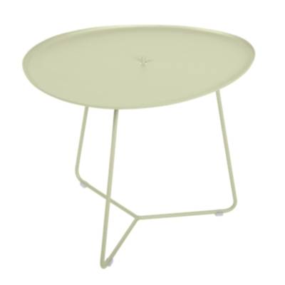 Table basse &agrave; plateau amovible Cocotte FERMOB Tilleul