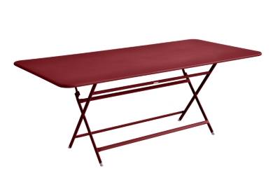Fermob Table pliante CARACT&Egrave;RE - 43 chili - 190 x 90 cm