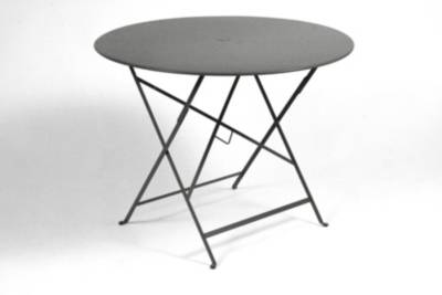 Fermob Table pliante BISTRO ronde - 47 anthracite mat - &Oslash; 96 cm