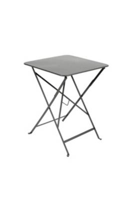 Fermob Table pliante BISTRO carr&eacute;e - 47 anthracite mat - 57 x 57 cm