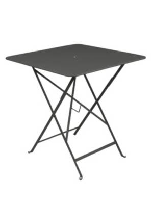 Fermob Table pliante BISTRO carr&eacute;e - 47 anthracite mat - 71 x 71 cm