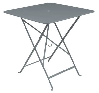 Fermob Table pliante BISTRO carr&eacute;e - 26 gris orage - 71 x 71 cm