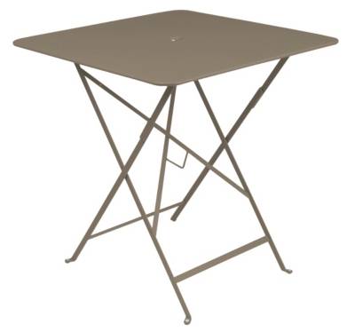 Fermob Table pliante BISTRO carr&eacute;e - 14 muscade - 71 x 71 cm