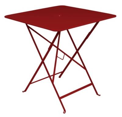 Fermob Table pliante BISTRO carr&eacute;e - 43 chili mat - 71 x 71 cm