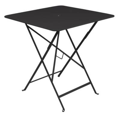 Fermob Table pliante BISTRO carr&eacute;e - 42 r&eacute;glisse - 71 x 71 cm