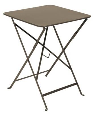 Fermob Table pliante BISTRO carr&eacute;e - 14 muscade - 57 x 57 cm