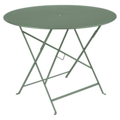 Table de jardin pliante en m&eacute;tal Fermob Bistro &oslash;96 cm cactus