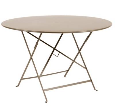 Fermob Table pliante BISTRO ronde - 14 muscade - &Oslash; 117 cm