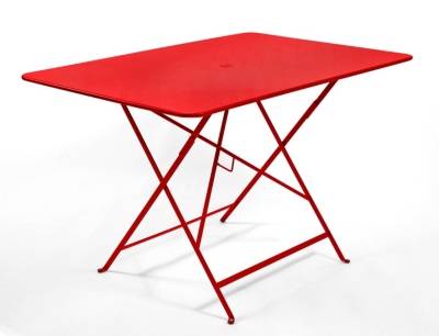 Table de jardin Fermob Bistro rectangulaire pliante 6 pers- piment