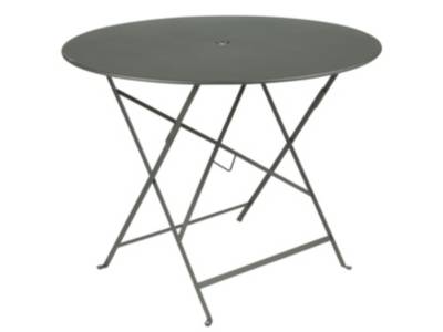 Fermob Table pliante BISTRO ronde - 48 romarin mat - &Oslash; 96 cm