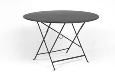 Fermob Table pliante BISTRO ronde - 47 anthracite mat - &Oslash; 117 cm