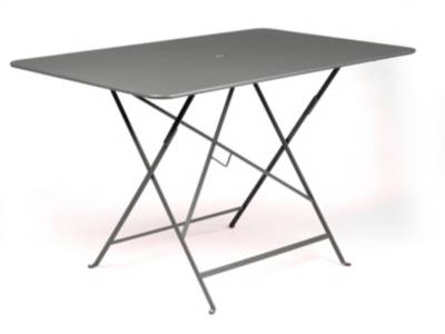 Fermob - Bistro Table pliante, rectangulaire, 117 x 77 cm, anthracite