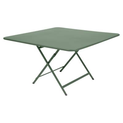 Fermob Table pliante CARACT&Egrave;RE - 82 cactus mat - carr&eacute;, 128 x 128 cm