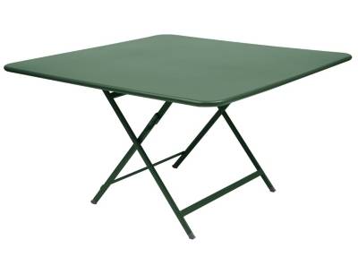 Fermob Table pliante CARACT&Egrave;RE - 02 vert c&egrave;dre - carr&eacute;, 128 x 128 cm