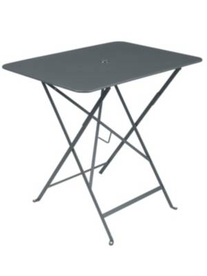 Fermob - Bistro Table pliante, rectangulaire, 77 x 57 cm, gris orageux
