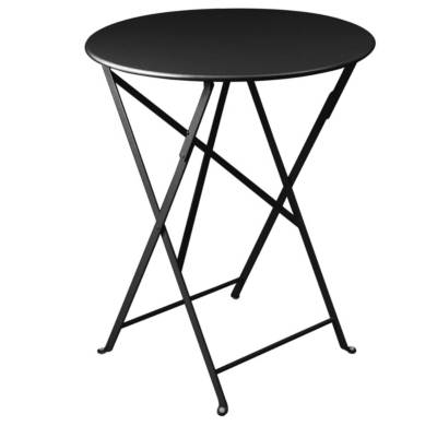 Fermob Table pliante BISTRO ronde - 42 r&eacute;glisse - &Oslash; 60 cm
