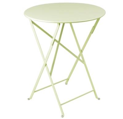 Fermob Table pliante BISTRO ronde - 65 vert tilleul - &Oslash; 60 cm