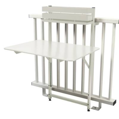Table pliable balcon Bistro acier muscade 57 x 77 cm