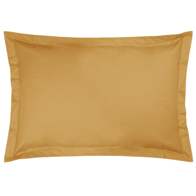 Taie de traversin coton bio Fil & Sens CAMIF-50 x 75 cm-Jaune Curry