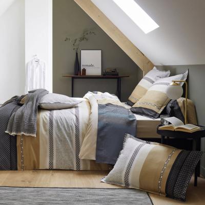 Taie d'oreiller percale Marlow Acier TRADILINGE 50 x 70 cm