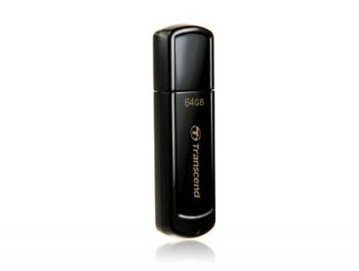 TRANSCEND Cle USB 2.0 JetFlash 350 - 64Go Noir