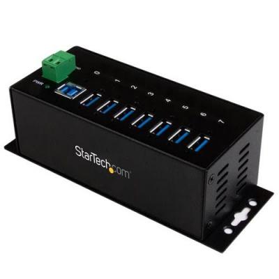 Startech 7 Port Industrial Usb 3.0 Hub-metal Noir