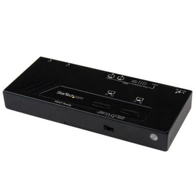 Startech 2x2 Hdmi Matrix Auto Switcher Noir