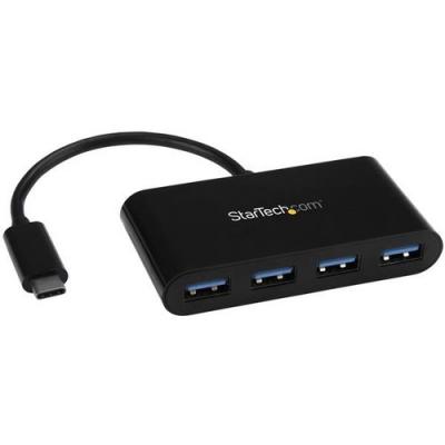 Startech Hub Usb-c Hub 4 Port C To A Usb 3.0 Noir