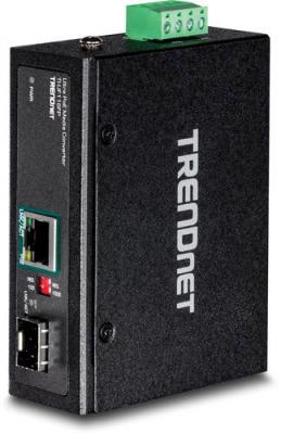 TRENDnet Hardened INDUSTR SFP to GIGABIT UPOE Media Converter