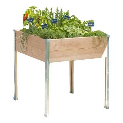 Carr&eacute; Potager sur pieds Mon Petit Potager Design GM 80 x 75 x h.80 cm